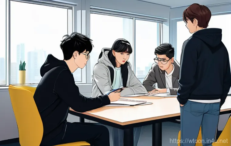 웹툰작가가 참여한 국내외 공모전 - **Prompt 1: Aspiring Webtoon Artist's Breakthrough Moment**
    A young, East Asian female art stude...